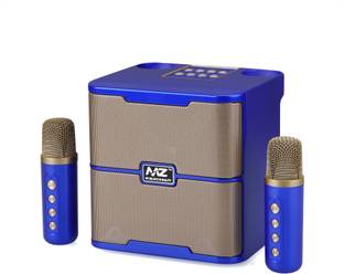MZ BLUETOOTH SPEAKER) Dynamic Sound with 2 wireless mics Karaoke 20 W Bluetooth Speaker