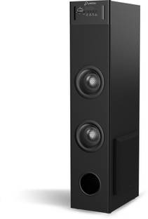 Pebble Watt Stereo Sound, Deep Bass, LCD Display, Wireless Mic for Karaoke 2.1 W Bluetooth Tower Speaker
