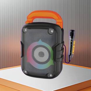 Clairbell Bluetooth Speaker with Wireless Karaoke Mic, 6Hrs Playtime and RGB Lights D214 20 W Bluetooth PA Speaker