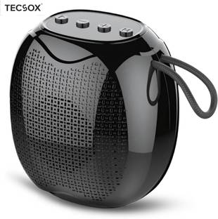 TecSox Beat 8 W Bluetooth Speaker Bluetooth V 5.3 with USB,SD card Slot,Aux,3D Bass 8 W Bluetooth Party Speaker