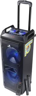 ZEBRONICS ZEB- 501 MOVING MONSTER 2X8L Dual Wireless MIC, Karaoke, LED lights 80 W Bluetooth Party Speaker