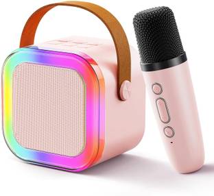 Aapeshwar Mini Karaoke Bluetooth Speaker with Microphone - Kids Music Singing Toys