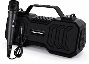 Blaupunkt Atomik BB20 20W Boombox I Wireless Mic I Outdoor BT Speaker with Carrying Strap 20 W Bluetooth Party Speaker
