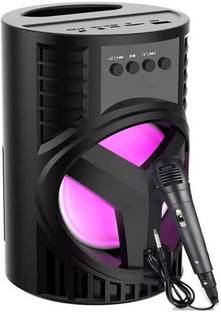 Techobucks Hot sale Thunder Bass Speaker with Mic Remote Control Led Colour changing Lights 10 W Bluetooth Party Speaker