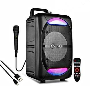 ME&U PartyPal pro 8 hours play time with Karaoke Mic, RGB lights FM AUX BLUETOOTH USB 60 W Bluetooth Party Speaker