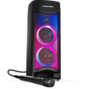 Blaupunkt PS75 Wireless BT Party Speaker, Dynamic RGB Lights, Karaoke with Mic, 75 W Bluetooth PA Speaker