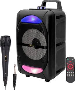 ME&U Partymate 6.5inch driver 8 hours play time BT TWS Mic RGB light FM USB AUX 40 W Bluetooth Party Speaker