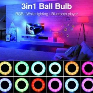 DandT Multi Color Changing RBG Led Music Light Bulb| |Bluetooth Music Bulb||Led For Party Home Decoration| |Night Light Smart Bulb Smart Bulb