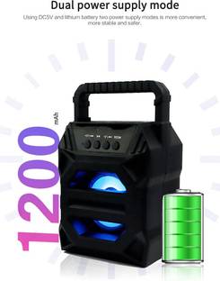 Clairbell 333_WS02 Super Bass Bluetooth Wireless Portable Speaker 48 W Bluetooth Party Speaker