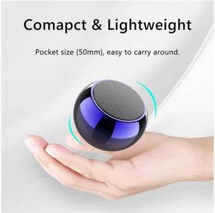 Krikav Design Mini Boost Wireless Bluetooth Speaker with Google, Alexa & Siri Assistant Smart Speaker