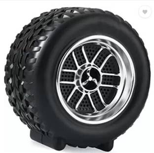 Pyrros Tyre Speaker Portable Bluetooth Speaker Powerful Sound,Indoor & Outdoor with Google & Siri Assistant Smart Speaker