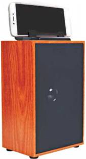 ANANDANI Portable Wireless Bluetooth Speaker With Dedicated Mobile Stand (Wooden Speaker) with Google Assistant Smart Speaker