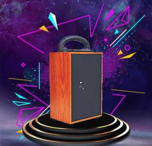 ANANDANI Anandani Wireless Portable Bluetooth (Wooden Speaker) with Google Assistant Smart Speaker