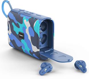 TEMPT Juggler Portable Bluetooth Speaker with In-Built Earbuds, BT V5.3 5 W Bluetooth Soundbar