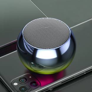 Fitty M4 Mini Bluetooth Speaker USB Charging 360 Surround Sound Effect Portable with Google, Alexa & Siri Assistant Smart Speaker