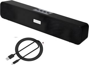 BVEXO 20W Bluetooth Speaker - Deep Bass, Extended Battery, Splash-resistant Build 20 W Bluetooth Soundbar