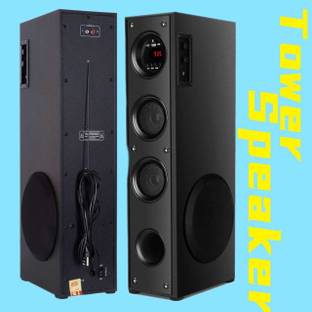 Quaranel VV-Tower Multimedia Speaker System Remote Control 100 W Bluetooth Tower Speaker