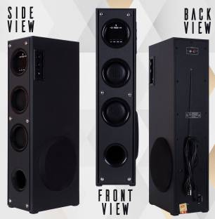Quaranel Bluetooth Speaker Built In Subwoofers 140 W Bluetooth Tower Speaker