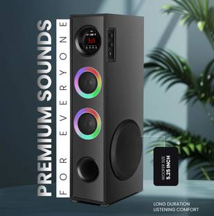 QuillQuarry BV-86/N 100 W Bluetooth Tower Speaker