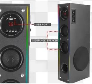 Quaranel FD-767 Tower Multimedia Speaker System Remote Control 100 W Bluetooth Tower Speaker