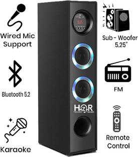 HZR bt system prty speaker 100 W Bluetooth Tower Speaker