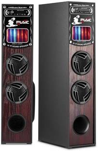 Quaranel BV-8V Tower Multimedia Speaker System Remote Control 100 W Bluetooth Tower Speaker