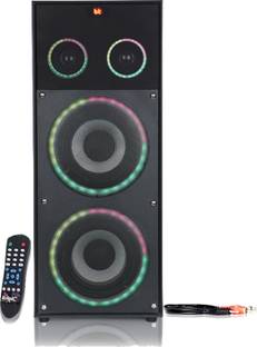 Bencley BLACK DIAMOND BOOM BOX With Multi Color Neon Light 188 W Bluetooth Tower Speaker