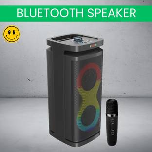 FRONY A1 (PORTABLE WIRELESS PARTY SPEAKER)With Wireless Karaoke Mic& Hi Bass SoundA13 40 W Bluetooth Tower Speaker