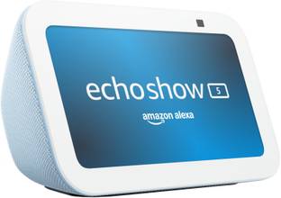 Alexa Echo Show 5 | Smart display with Alexa, 2x bass & camera for home monitoring with Alexa Assistant Smart Speaker