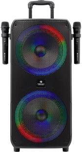 ZEBRONICS -Jolt Plus Trolley DJ Comes with Dual Full-Range 25.4cm Drivers 100 W Bluetooth Party Speaker