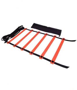 RMS SPORTS Ladder | 2M Speed Training Ladder with 4 Adjustable Rungs | Speed LADDER Plastic, PVC Speed Hurdles