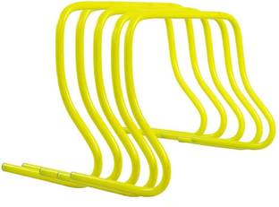 MRT SPORTS Speed Training & Practice Hurdle Track & Fields 15 inch for Unisex Adult Yellow PVC Speed Hurdles