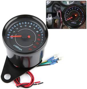 SRPHERE Universal Motorcycle Speedometer Double Color LED Light Odometer Speed Meter Digital Speedometer