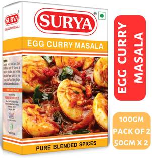 Surya 100gm Egg Curry Masala (Pack of 2; 50g Each)