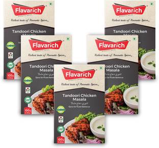 Flavarich Tandoori Chicken Masala, Pack of 5, 100 Grams each