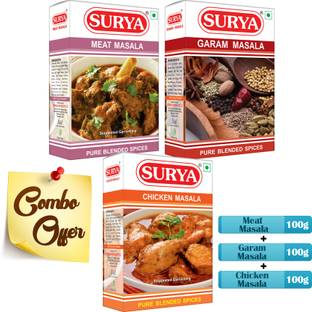 Surya Garam Masala 100g Chicken Masala 100g Mutton masala 100g