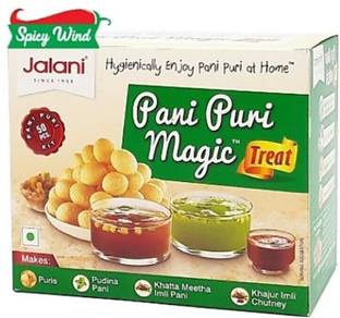 Jalani Spicy wind ready to mix pani puri with pudina pani / khatta meetha pani / imly chuteny powder 220 X 1