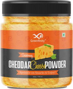 Greenfinity Cheddar Cheese Powder- Cheese Seasoning for Popcorn, Pasta, Pizza, Nachos, Fries