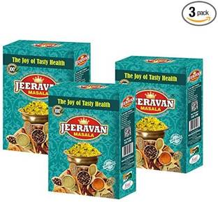 JEERAVAN Masala | Poha Masala Fruit Chat Masala Powder | Pack of 3