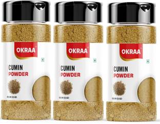 OKRAA Cumin Seed Powder (Jeera Powder) each of 3 packs - 300 GM