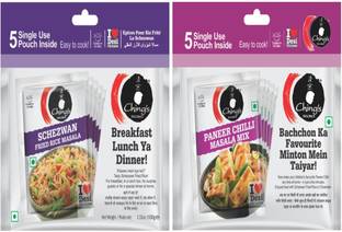 Ching's Secret Sezwan Fried Rice & Paneer Chilli Masala