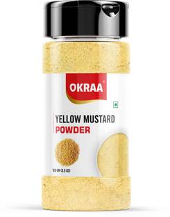 OKRAA Yellow Mustard Powder / Pili Rai / (Pili Sarso Ka Powder) - 100 GM