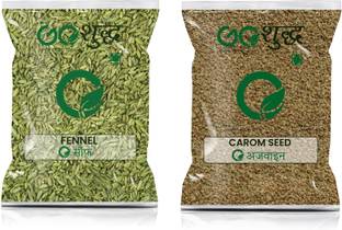 Goshudh Ajwain 100gm & Saunf 250gm Combo Pack 350g