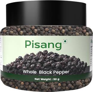 Pisang Spices Whole Black Pepper 35 Gm Bottle, No Artificial Additives