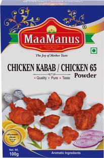 MaaManus Chicken Kabab / Chicken 65 masala | Easy to Cook 100g, Pack of 1
