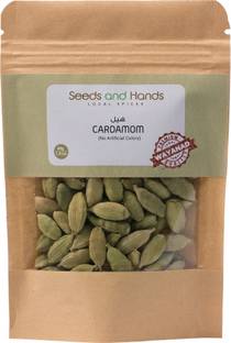 Seeds And Hands Wayanad 7Mm+ Green Cardamom/Elaichi Whole 40 Gram