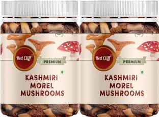 RED CLIFF Natural Sundried Morel Mushrooms/Kanne Gucchi/Guchhi Mashrum | Dried Morchella |