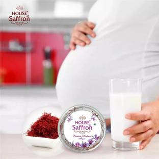 Houseofsaffron 5 gram 100% Pure Kashmir Saffron for Pregnant Women, Cooking, Beauty, Original Long Thread Mogra Saffron Certified Grade A1+++ Premium Natural Kesar