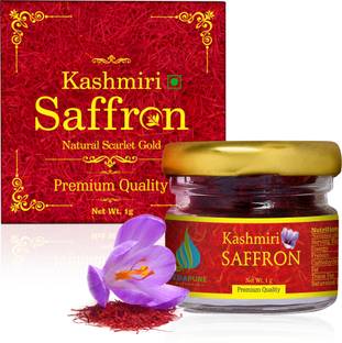 vedapure naturals Premium A++ Grade Kashmiri Saffron/Kesar Threads, 1gram