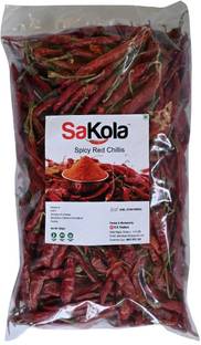 sakola Spicy dry chilli,jawari mirchi, teja mirchi, lavangi mirchi 200grm